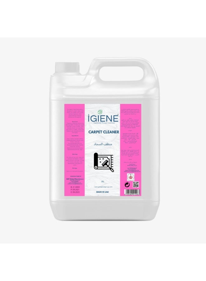 IGIENE Carpet Cleaner Liquid 5L | Professional Deep Cleaning Solution